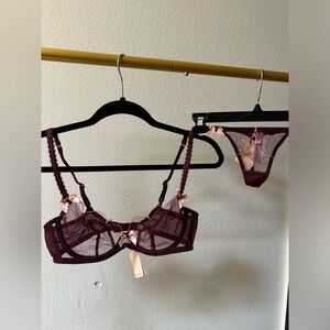 Agent provocateur 4 piece lace set brand new